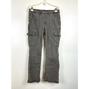 American Eagle Cargo Pants Classic Bootcut Gray Stretch Size 8 Utility Gorpcore